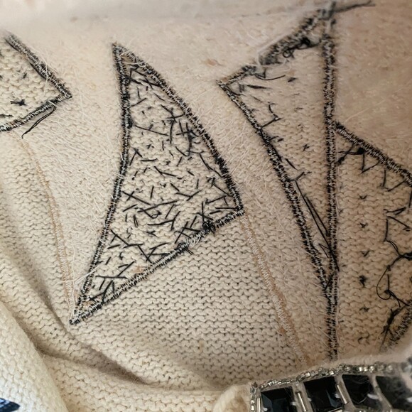 Vintage I.B. Diffusion Beaded Sweater Women's Small - Picture 12 of 14